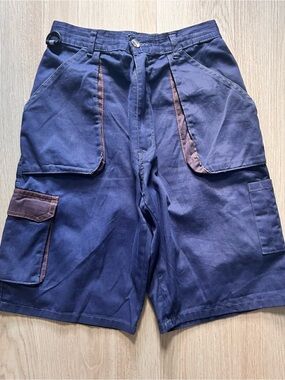 Men's Navy Utility Cargo Shorts